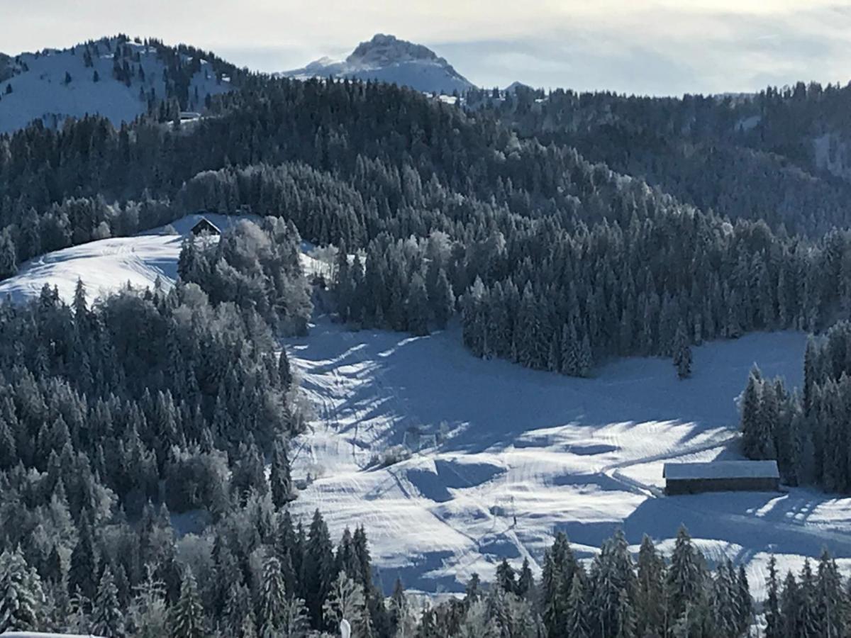Ferienwohnung Morgentau Am Rande Der Wildnis Sibratsgfäll Exterior foto